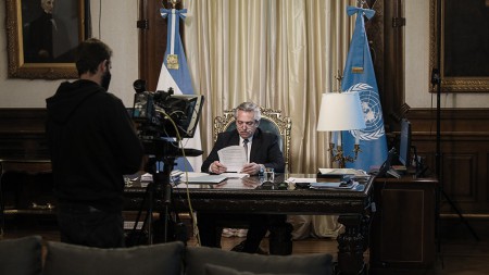 ASAMBLEA GENERAL DE LA ONU: Fernández dijo que negociará con el FMI sin poner en riesgo la reactivación económica.